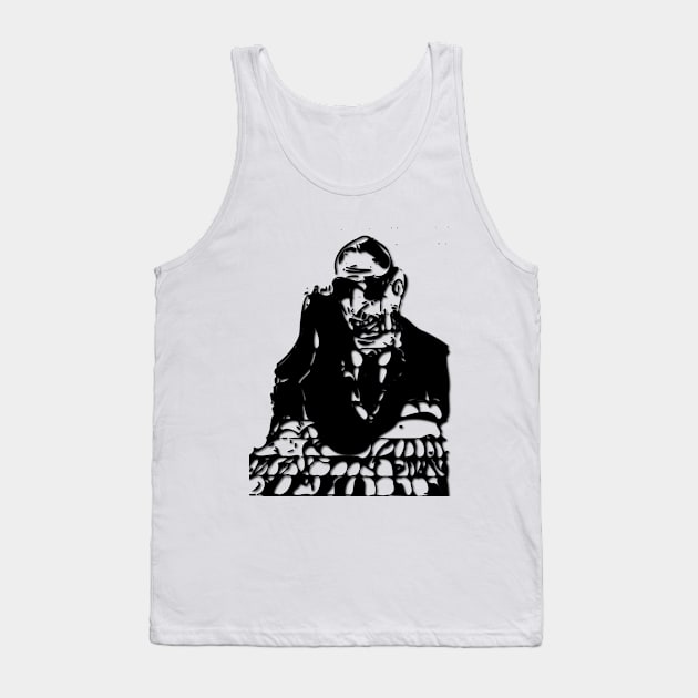 'What I Say' - Ray Charles doodle Tank Top by geodesyn